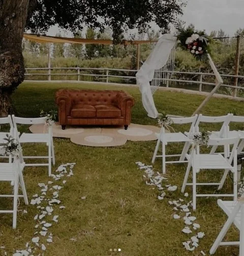 Decoracion de mesa con flores